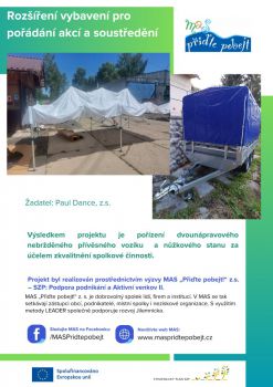 Rozšíření vybavení pro pořádání akcí a soustředění